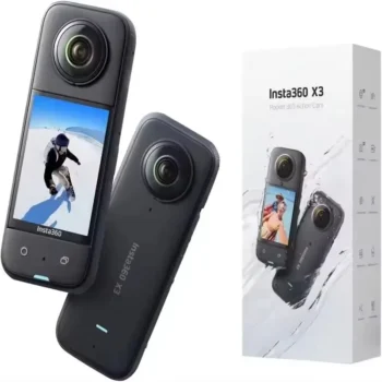 TOP Insta360 X3 Action Camera For Motorcycle 5.7K Video Record Waterproof FlowState Stabilization Insta 360 ONE X 3 Sport
