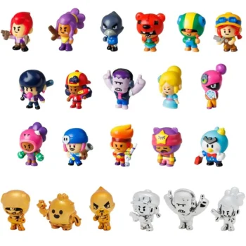 Original Supercell Heros Leon Crow Spike Stars Collectible Figures Series 1 License Ultra Rare Gold Silver Collection Toy Gifts