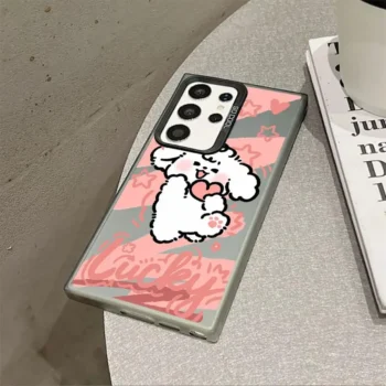 Shockproof Case For Samsung Galaxy S24 S23 S22 Ultra S20 FE S21 Plus Note 20 Silicone Shell Phone Cover Cartoon Cute Little Gog